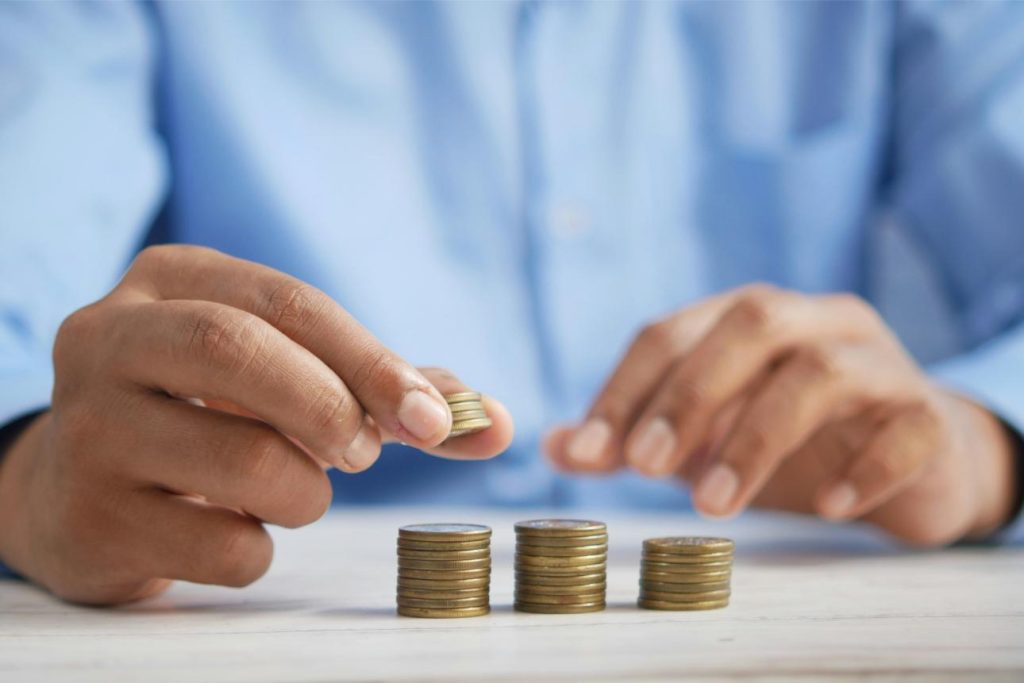 Counting stacks of coins